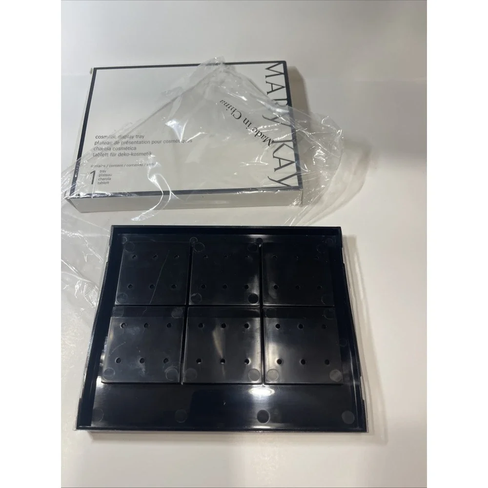 Mary Kay Empty Black Cosmetic Display 1 Tray Palette